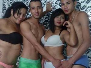 Foursome Sex Plumpers - Picture of the sexy profile of WildSexFoursome, for a very hot webcam live  show !