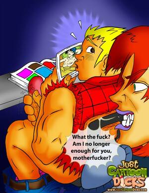 Just Cartoon Dicks Fucking - I see one red-haired porno gay monster - Cartoon Sex - Picture 2