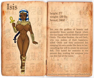 black goddess hentai - Isis - OC sheet by DanteInHell