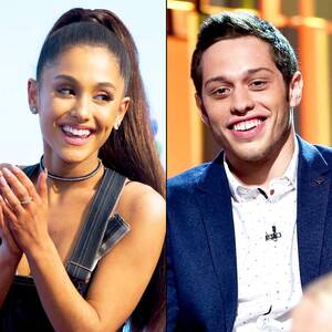 Get Ariana Grande Porn Captions - Ariana Grande Brags About Pete Davidson's Penis Size | Us Weekly