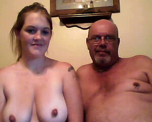 Fat Dad Porn - Pregnant girl rides her friend's fat dad on webcam - preggo sex porn at  ThisVid tube
