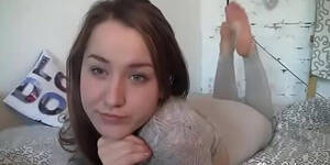 Hd Cute Teen Striptease - Cute Amateur Teen Stripping Out Of Her Pantyhose On Cam HD SEX Porn Video  11:00