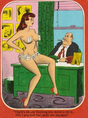 1960 cartoon nude - Naughty, sexy vintage 50s cartoons from 'Josie and the Pussycats' creator |  Dangerous Minds