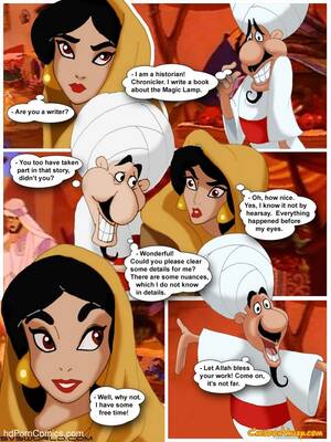 jasmine cartoon fuck - Princess Jasmine And Deceitful Gossips Sex Comic | HD Porn Comics