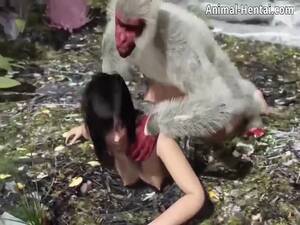 ape hentai group sex - Ape gets to experience sex with humans in hentai bestiality - LuxureTV