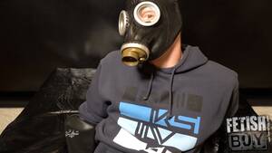 Gas Mask Midget Porn - FETISH-BOY.COM: Gay Skater Sniffer Hooded with Gas Mask Jerks Off -  ThisVid.com