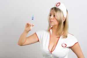 lactating nursing porn - sexy nurse