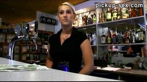 Hot Bartender Sex - Hot blonde bartender gets pussy banged good for money - XVIDEOS.COM