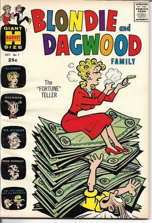 Dagwood & Blondie Porn - I continue my look at Harvey's Blondie & Dagwood Family #1, a 68-page comic  dated October 1963 that was too packed for me to cover in a single bloggy.