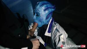 Blue Skin Alien Girl Porn - Blue-skinned alien babe gets a stellar fuck