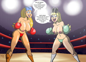 Boxing Cartoon Porn - Rule 34 - 2girls arena big breasts bimbo blonde hair boots boxing boxing  gloves boxing ring breasts busty cartoon network cleavage commission  crossover dialogue eyelashes frostbiteboi gloves green boxing gloves green  gloves