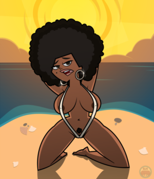Leshawna Porn - ellissummer: Comm. Beach Time with Leshawna Commission for awesomeshay13  Despite it's October already, nothing can stop us from embracing the hot  summer again, this time with Leshawna. Do you like her new