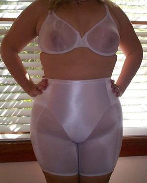 Fat Girdle Porn - hot girdle with sheer bra