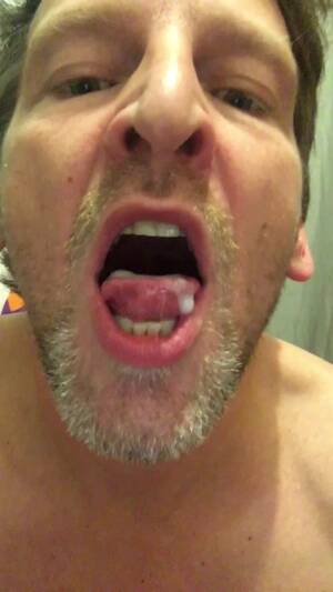 Men Eating Cum - Exposed men eating his cum - ThisVid.com