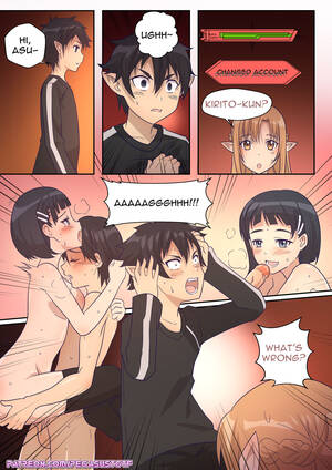Kirito Porn - Kirito into Leafa - Page 2 - Comic Porn XXX