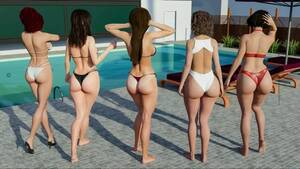 Milftoon Beach Doctor 3d Granny Porn - 3D Cartoon MILFs with big boobs in sexy bikini having Pool Party
