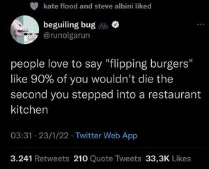 Flipping Burgers - Flipping burgers : r/KitchenConfidential