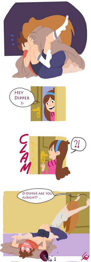 Bill And Dipper Porn Manga - Shh calm down 2 - Dipper X Wendy by Avril-Circus. I don't ship them but  this is funny, I like them having a friendship though like best friends