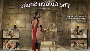 Monster Nude Porn - The Golden Snake â€“ Blackadder-3D Monster Sex | Porn Comics