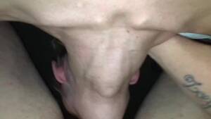 Blowjob Throat Bulge - Teenage Gives Astounding Throat Bulge Bj - Darknessporn.com