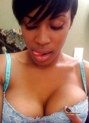 black chicks nude self - Busty ebony wife takes self-shot pictures, pics from her... Big-size  picture #1