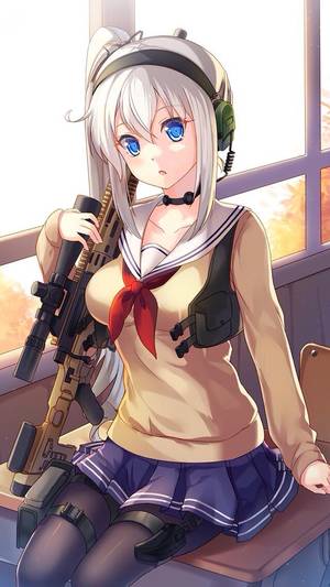 Anime School Love - dance_of_eternity gun pantyhose seifuku. Anime School ...