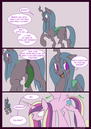 Mlp Cadence Porn Comic - Royal Research Body Swap Porn comic, Rule 34 comic, Cartoon porn comic -  GOLDENCOMICS