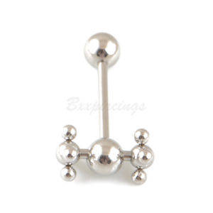 erotic body jewelry porn - Image is loading 2pc-14G-5-8-034-Solid-Steel-Fun-