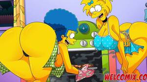 Marge Simpson Booty Porn - Big ass Marge and Lisa in Simptoons Porn Cartoon - Welcomix