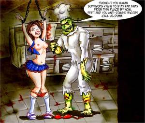 naked zombie cartoon porn - Porn Comic: PULPTOON - ZOMBIE DINER