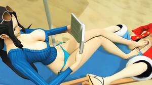 Nico Robin Foot Porn - One piece relaxing footjob from nico robin to luffy