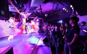 asian junior idols - Men watch a concert by an idol group in Tokyo on July 29. Rights groups  have complained that society's sometimes permissive view of the  sexualization of ...