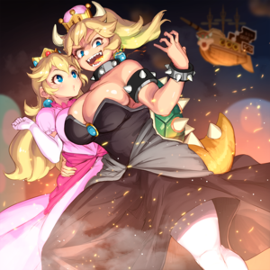 Bowser As A Girl Porn - This is Bowser girl which fought against minorities and women so upvote to  the left : r/Gamingcirclejerk