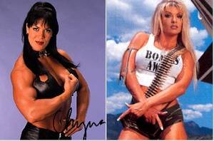 female wrestling - While Laurer and Buck went the hardcore route and completely changed  careers into hardcore pornâ€¦.they certainly aren't the only former female  personalities ...