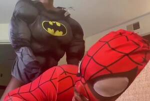 Batman Big Dick Porn - Gay Porn Parody: Spider-Man Takes Batman's Massive Cock