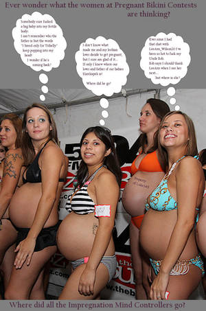 interracial pregnant bikini - 