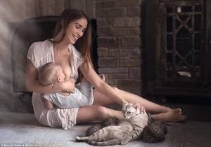 lactating open legs - Photographer celebrates breastfeeding mothers in stylish shots