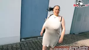 bbw granny nymphos - German fat mother with monster natural boobs seduced guy | xHamster