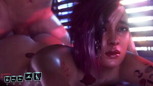 animated anal sex videos - Animation anal sex when a Judy Alvarez lies on her stomach and a guy fucks  her ass - Hot Cyberpunk porn - XVIDEOS.COM