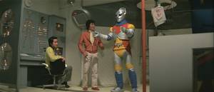 godzilla costumes - Jet Jaguar, the first robot colored with crayon