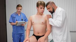 Gay Male Doctors Exam Sex - Adorable Innocent Patient is Fully Giving to Doctor and his Student during Physical  Examination - Pornhub.com