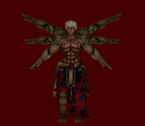 Asuras Wrath Porn - Model DL: Asura's Wrath 6 Armed Asura by WOLFBLADE111 on DeviantArt