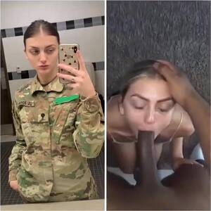 Black Sexy Military Girl Porn - Sexy military officer sucks long black dick - ThisVid.com