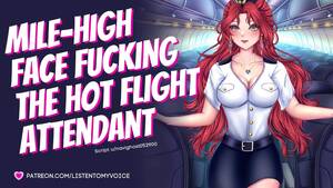 Flight Attendant Cartoon Porn - Facefucking the Slutty Flight Attendant [ASMR] [audio] [deepthroat]  [submissive Slut] [sloppy BJ] - Pornhub.com