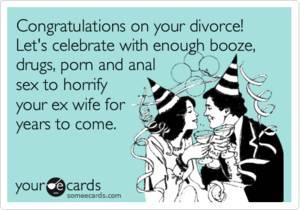 Divorce Party Porn - Congratulations on your divorce! Let's celebrate with enough booze, drugs,  porn and anal
