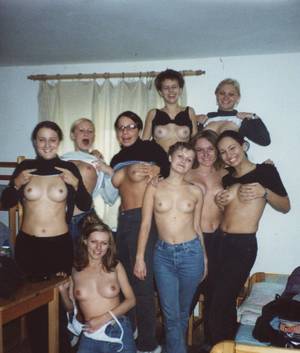 boobs group college - A group of girls show tits.jpg