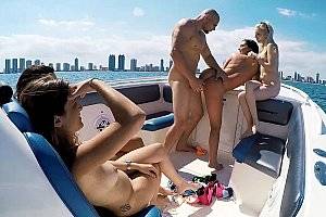 boat xxx orgy - Crazy orgy on a boat