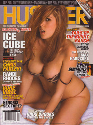 hustler magazine orgy - Hustler December 2008 magazine back issue Hustler magizine back copy larry  flynt publication hustler porn magazine
