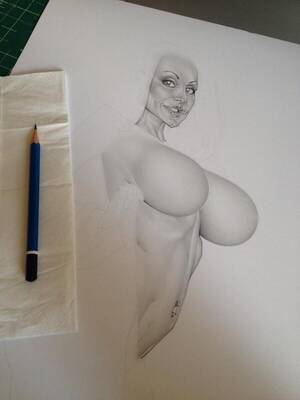Big Tit Porn Drawings - MGCurves - Commissions Open on X: \
