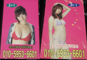 Korean Prostitute Porn - Front and back.